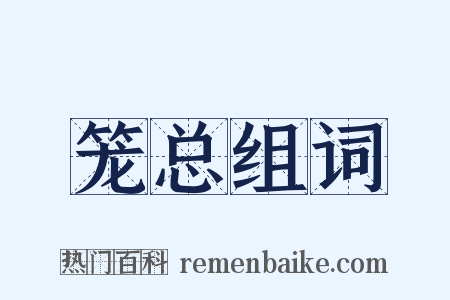 笼总组词是什么意思的图片